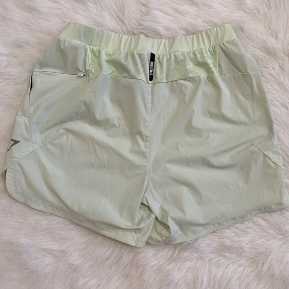 Gymshark Mens Speed Evolve 5" Shorts Slim Fit Active XS Mint Pistachio - Picture 3 of 11